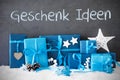 Christmas Gifts, Snow, Geschenk Ideen Means Gift Idea Royalty Free Stock Photo