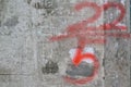 Graffiti on concrete wall Royalty Free Stock Photo