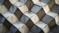 Textured concrete facade featuring geometric patterns with a modern design aesthetic Royalty Free Stock Photo