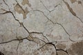 Concrete wall texture with plaster and paint with Cracked Concrete Clay Background Texture Royalty Free Stock Photo