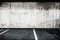 Concrete wall underground garage interior background texture Royalty Free Stock Photo