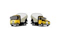 Concreters trucks vector Royalty Free Stock Photo