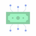 Concurrency icon vector image. Royalty Free Stock Photo
