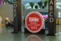 Conde Nast Traveler Best International Airport Sign in Istanbul Airport