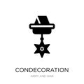 condecoration icon in trendy design style. condecoration icon isolated on white background. condecoration vector icon simple and Royalty Free Stock Photo