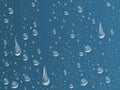 Condensation water drops Royalty Free Stock Photo