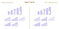Condensed outlined sans serif font Angular, Vector