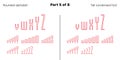Condensed outlined sans serif font Rounded, Vector