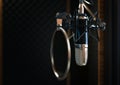 Condenser Microphone In Studio