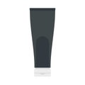 Conditioner creme tube icon flat isolated vector