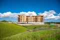 Condo construction in new residential development Royalty Free Stock Photo