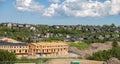 Condo construction in new residential development Royalty Free Stock Photo
