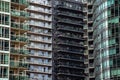 Condo skyscraper buildings in the Toronto downtown Royalty Free Stock Photo