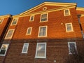 Condominium Building at Sunset in February