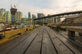 Condominium Buildings along Granville Island Vancouver BC Royalty Free Stock Photo