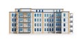 Condominiums. 3d illustration