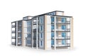 Condominiums. Condominiums. 3d illustration