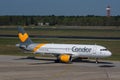 Condor Airbus A320 airplane at Berlin Tegel airport
