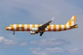 Condor Airbus A321 airplane at Frankfurt airport in Germany