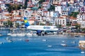 Condor Airbus A320 airplane Skiathos airport in Greece