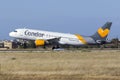 Condor A320 on short finals Royalty Free Stock Photo