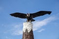 Condor statue in Cabanaconde, Peru