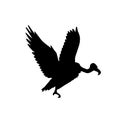 Condor vector silhouette Royalty Free Stock Photo