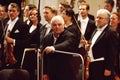 Conductor Barenboim and the Berlin Philharmonic Orchestra