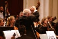 Conductor Barenboim and the Berlin Philharmonic Orchestra