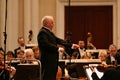 Conductor Barenboim and the Berlin Philharmonic Orchestra