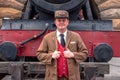 Conductor of Hogwarts Railway at Universals Islands of Adventure 32.