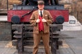 Conductor of Hogwarts Railway at Universals Islands of Adventure 33