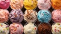 cone colorful ice cream Royalty Free Stock Photo