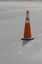 Cone on Fresh Roadway Royalty Free Stock Photo