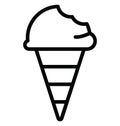 Cone Iso Cone Isolated Vector icon which can easily modify or editlated Vector icon which can easily modify or edit Royalty Free Stock Photo