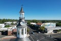 Cone & Kimball Plaza clocktower , Red Bluff, California Royalty Free Stock Photo