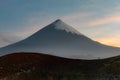 The cone of the Klyuchevskaya Sopka Royalty Free Stock Photo