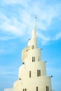 Cone monument at the artifical Murjan Island, Dammam, Saudi Arabia