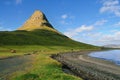 Cone mountain in Iceland