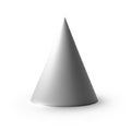 At the cone s base add depth enhancing the illusion of it resting Royalty Free Stock Photo