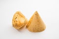 Cone shape Papad or Papadum, Indian food