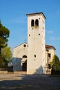 Conegliano and white tower Royalty Free Stock Photo