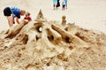 Coney island new york sand sculpture festival Royalty Free Stock Photo