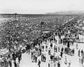 Coney Island, NY, on July 4, 1936 Royalty Free Stock Photo