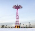 Coney Island Parachute Jump Royalty Free Stock Photo