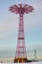 Coney Island Parachute Jump Royalty Free Stock Photo