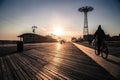 Coney Island Parachute Jump Royalty Free Stock Photo