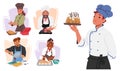 Confectioners Characters, Skilled Artisans Who Specialize In Crafting Sweet Treats Such As Candies, Chocolates, Pastries