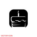 Confectionery icon, premium vector illustration of confectionery