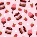 Confectionery seamless pattern